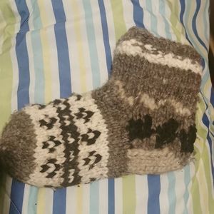 Original Cowichan Knitted Slippers